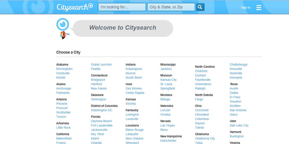 free business listing sites in india city search