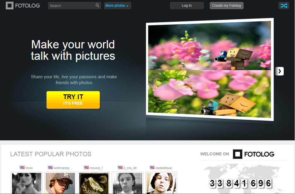 free new image sharing sites lists fotolog