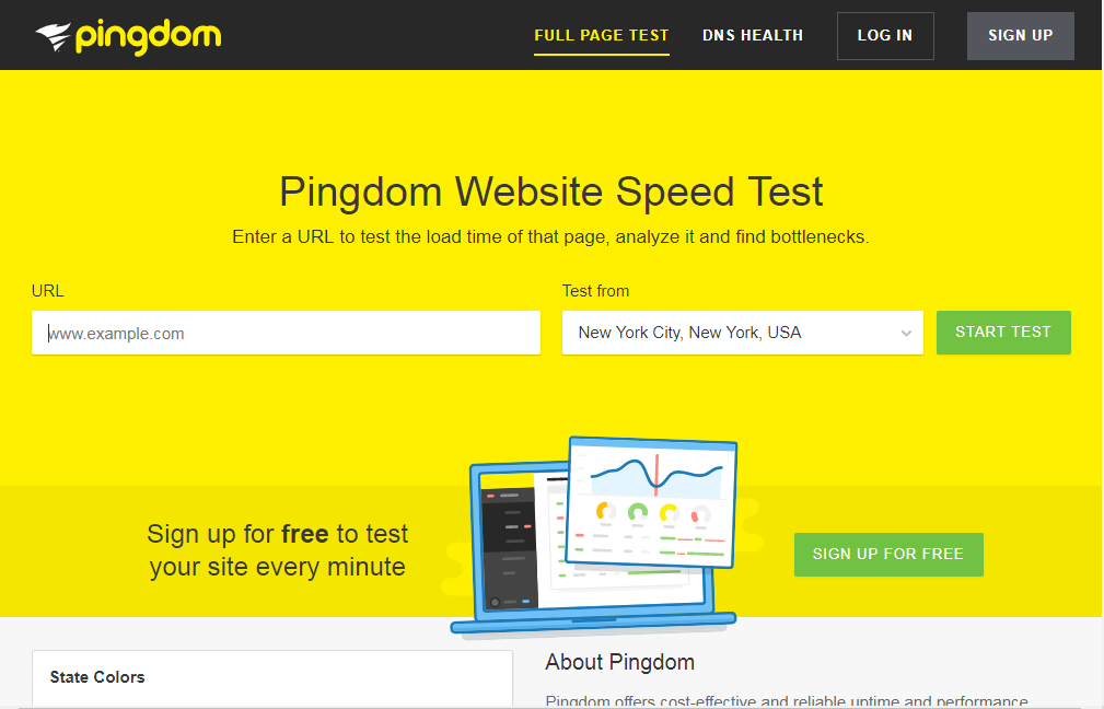 top best free ping submission sites list pingdom tool