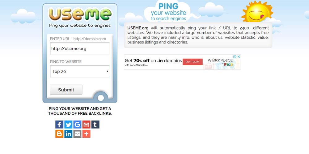 best ping submission sites list 2018 useme.org