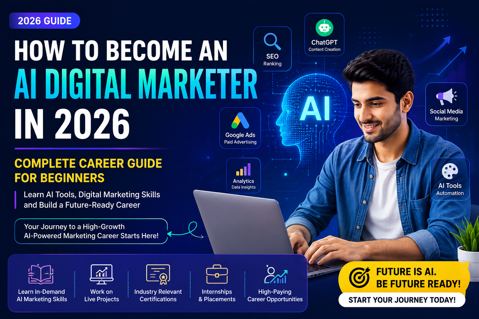 how to become an ai digital marketer in 2026 complete career guide for beginners